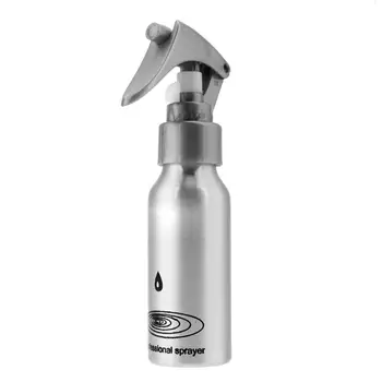 

60ml Mini Matte Silver Aluminum Spray Atomiser Applicator Bottles Hair Salon Hairdressing Styling Sprayer Water Bottle