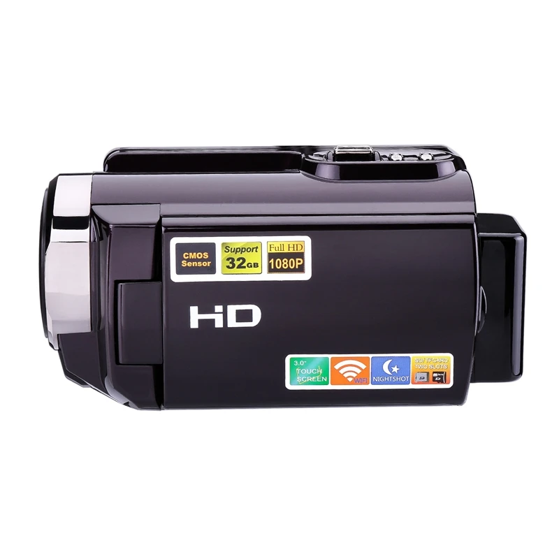1080P 16X Hdv 5053Str портативная видеокамера Full Hd цифровой зум Цифровая рекордер Dvr с Wifi 8Mp