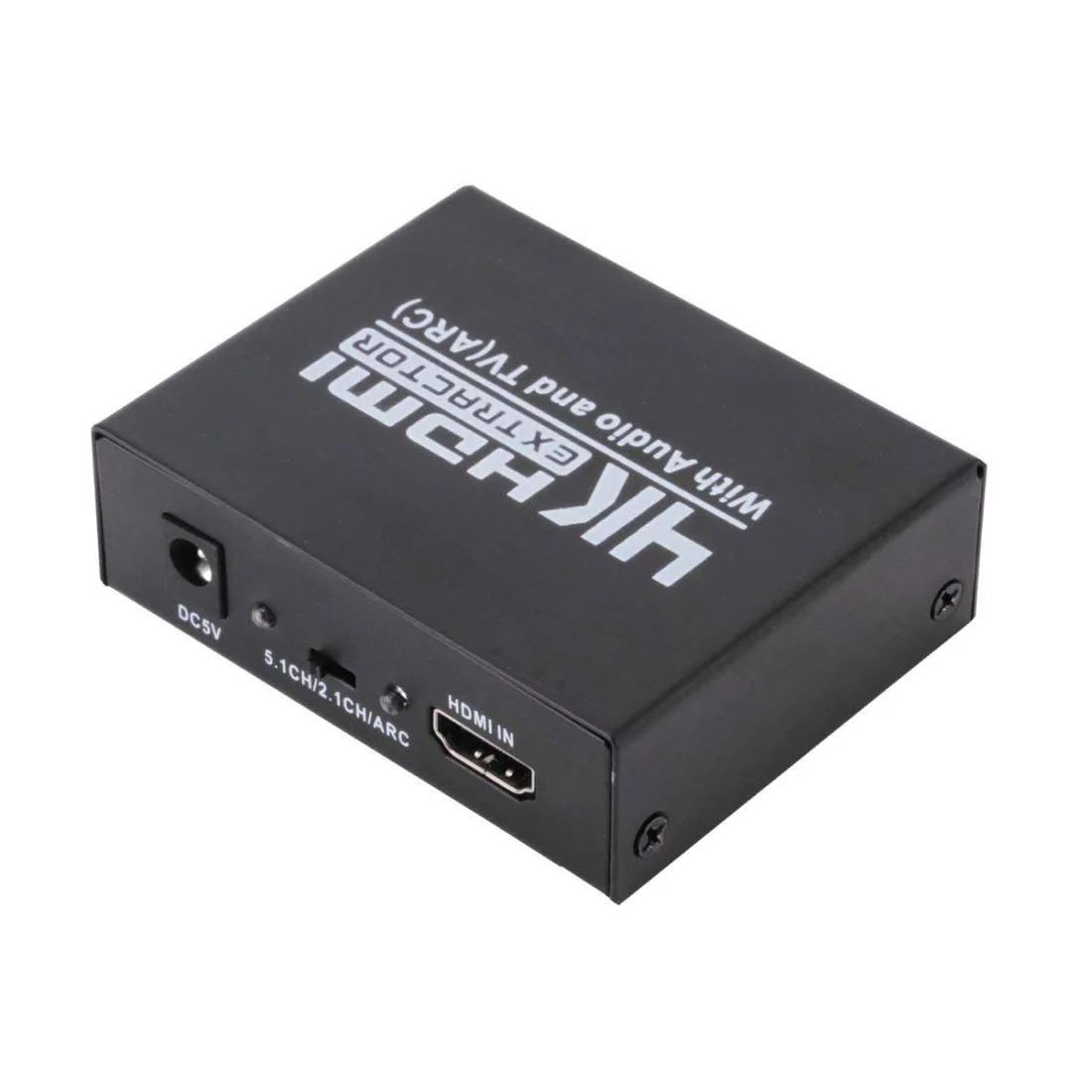 

HDMI to HDMI+ Fiber R/L Audio Splitter 5.1 Output DTS Decoder HDMI Divider