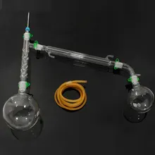 1000 мл химический лабораторный аппарат дистилляции стекла дистилляционный аппарат лабораторный химический набор стеклянной посуды набор 24/29