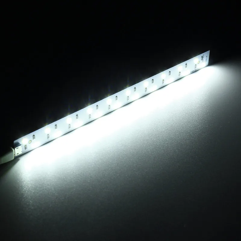 20 см мини Портативный USB 20 светодиодный полосатый свет для бара Перезаряжаемые лампы украшения Studio строка ночник DC5V белый свет