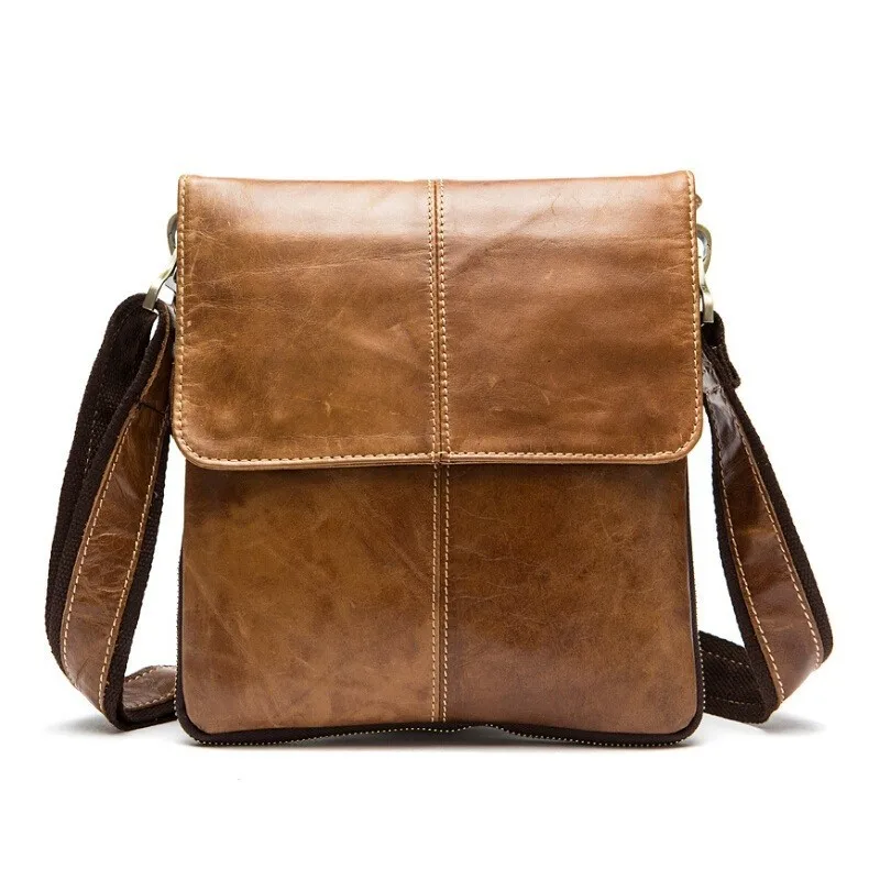 

OYIXINGER 2019 New Men Shoulder Bags Genuine Leather Small Male Man Crossbody Bag For Messenger Men Leather Bags Bolsa Feminina
