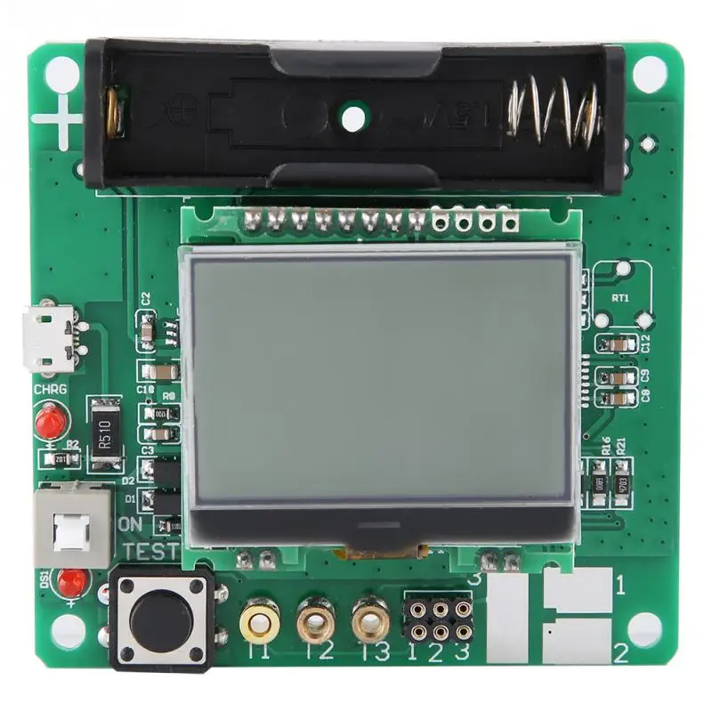 Тестер транзисторов Mega328 ЖК дисплей тестер диодный Триод LCR метр ESR PNP NPN MOSFET