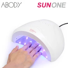 Gemi RU Abody 48W LED UV Lamba Oje tırnak kurutucu Lamba Jel Kür Beyaz Işık Isıtıcı Makinesi Tırnak sanat Salon Aracı AB Tak(China)