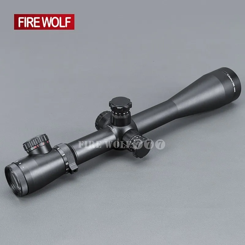 

FIRE WOLF M1 6-24x50 Mildot R&g Illuminated Optical Riflescope For Hunting W/rings 11mm Or 21mm colimador