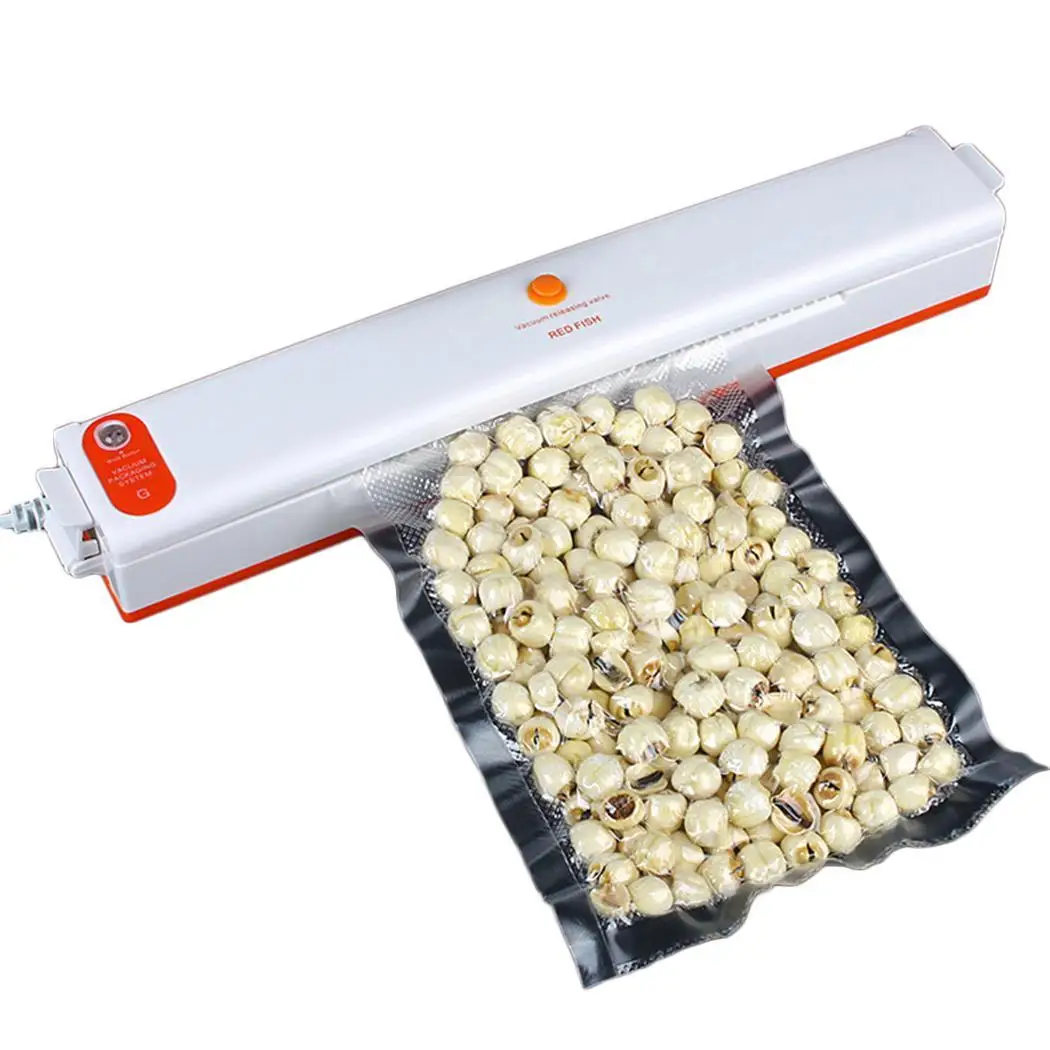 

Household Food Vacuum Sealer Packaging Machine 100W EU Plug Automatic 220V Green, Orange Electric Sealer