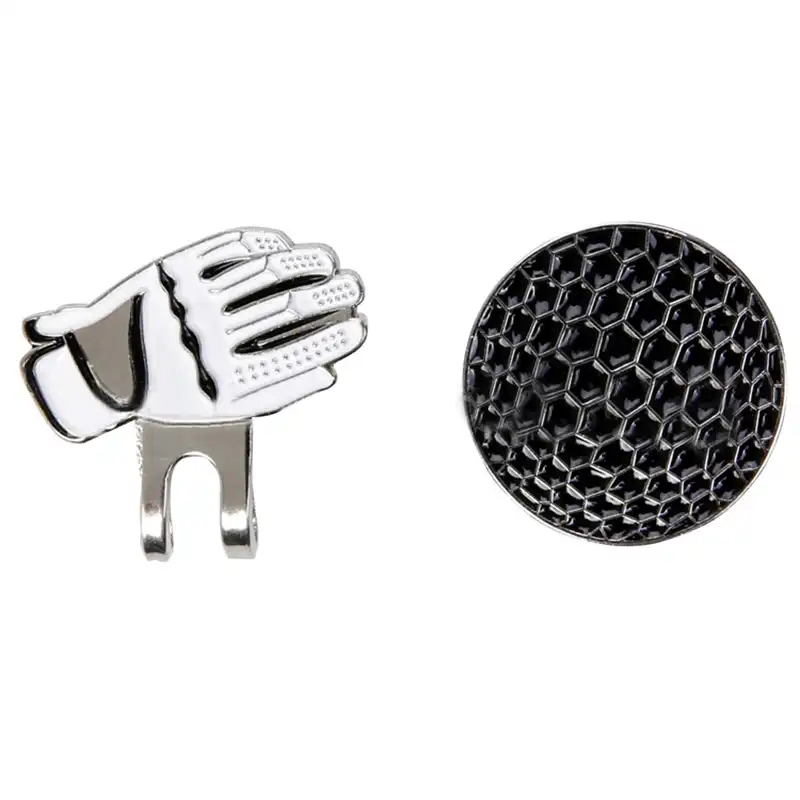 golf cap with magnetic ball marker