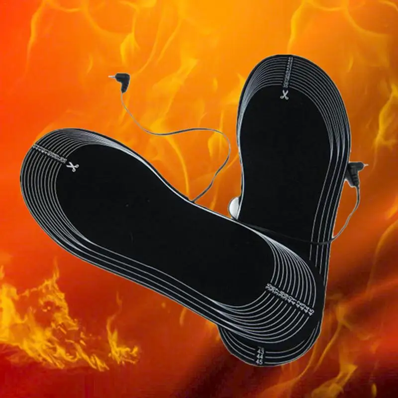 

Battery Powered Electric Heated Insole Foot Warmer Men Women Heating Pads for Outdoor Sport Foot Pads