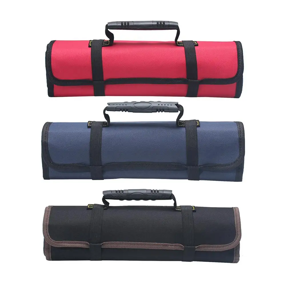 

Tool Bag Organiser with Adjustable Shoulder Strap Wide Open Mouth Storage Bag for Power Tools Hardware Tools Holder