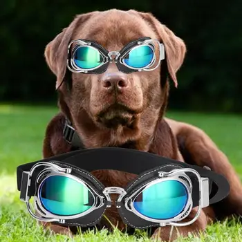 

Dog UV Goggles UV Sunglasses Foldable Pet Dog Glasses Medium Large Dog Pet Glasses Pet Waterproof
