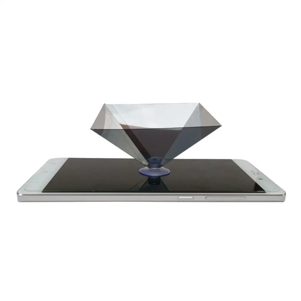 3D Hologram Display Projector Video Stand For Made of durable material with holographic film. Mobile Phone