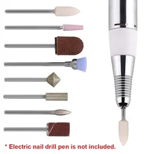 Фрезы для ногтей 2 разных типа, набор сверл для ногтей, аксессуары для ногтей из сплава, маникюрные инструменты, набор для маникюрного станка