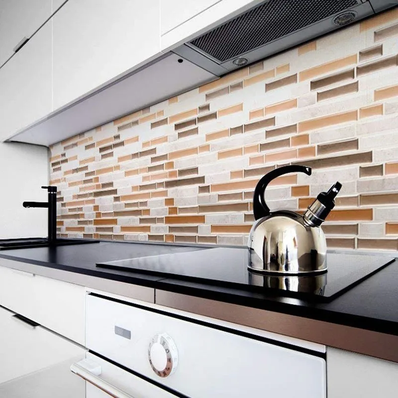 Waterproof 3D Wall Stickers For Bathroom Decor Self Adhesive Wallpaper For Kitchen Backsplash Tile Wall Stickers Home Decor Waterproof 3D Wall Stickers For Bathroom Decor Self Adhesive Wallpaper For Kitchen Backsplash Tile Wall Stickers Home Decor