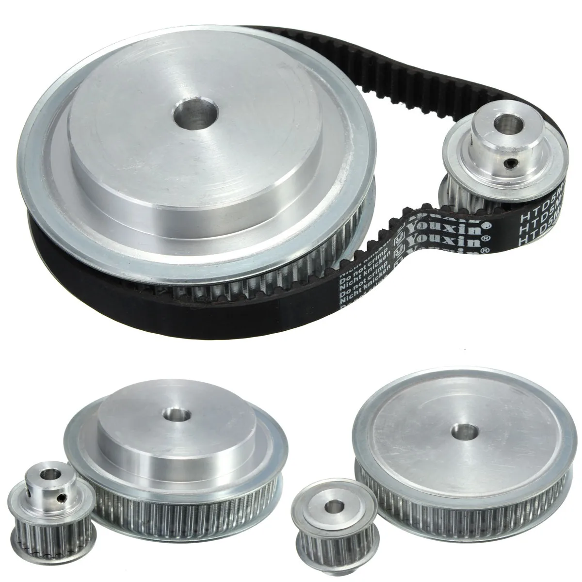 

5M Timing Pulley Belt Set Reduction 3:1 Engraving Machine Accessories CNC Belt Pulley Gear Kit