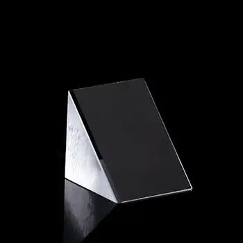 

5x5x5mm Optical Glass Triangular K9 Prism Lens With Reflecting Film Light Spectrum Physics Optics