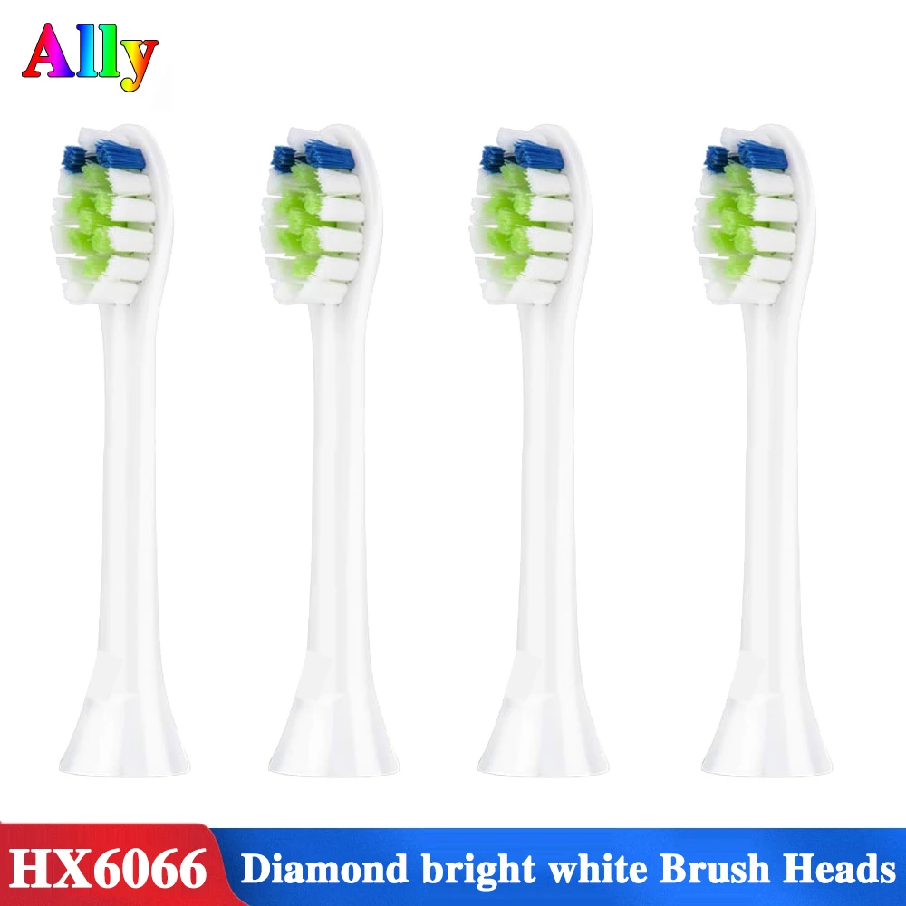 4 шт для Philips Sonicare DiamondClean Съемные насадки для зубной щетки, HX6064/65 HX6730 HX9352 HX9362 HX6616 Электрический Зубная щётка