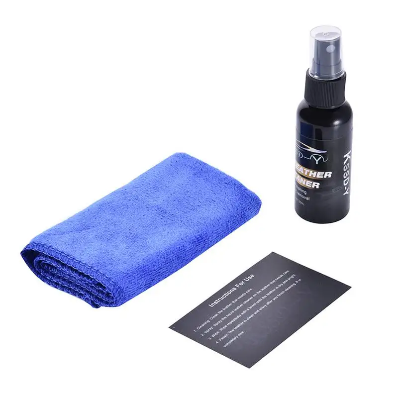 Us 3 32 16 Off 50ml Car Care Cleaner Refurbished Leather Seatcleaner Car Interior Dashboard Cleaner Car Care Tool In Leather Upholstery Cleaner