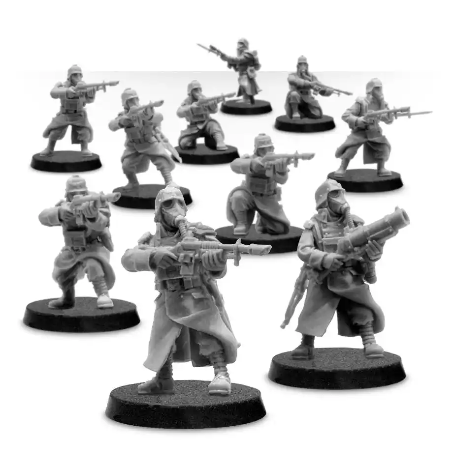 Death Korps Of Krieg Infantry Squad Firing Aliexpress