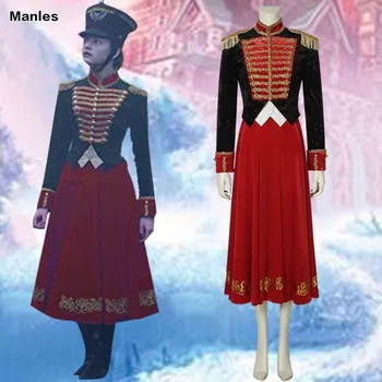 

The Nutcracker And The Four Realms Movie Costume Clara Cosplay Halloween Soldier Customize Adult Custom Made Dress Princess
