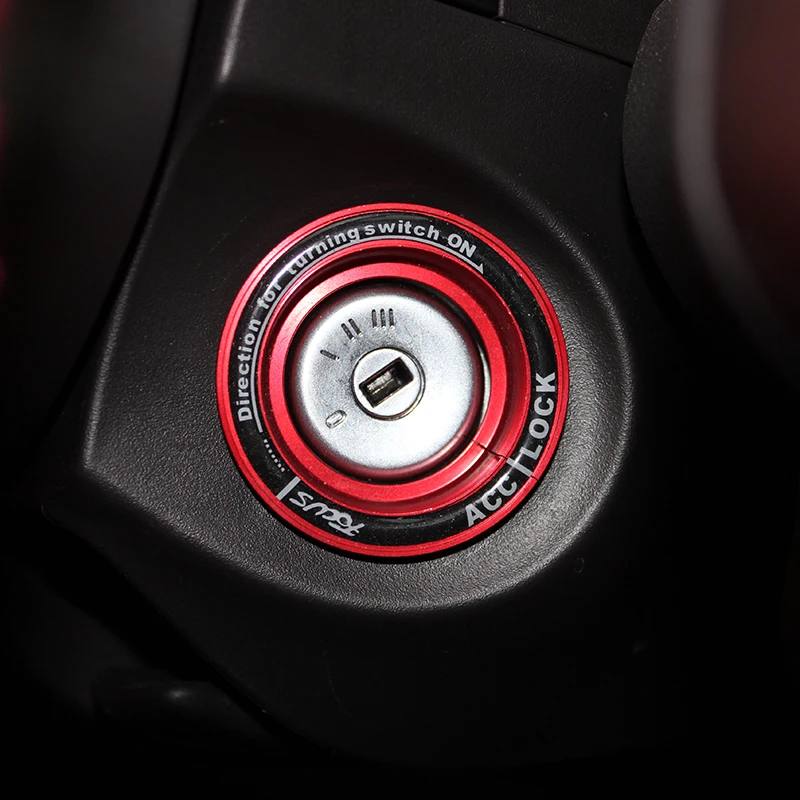 My Good Car Car Ignition Key Switch Ring Cover Hole Circle Stickers for