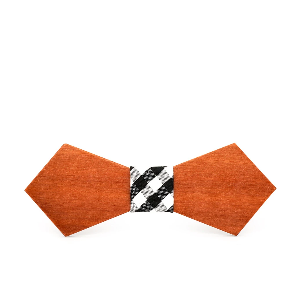 Новая мода ручной работы Вишневое дерево вырезанные из дерева Свадебный Мужской галстук-бабочка одежда аксессуары мужские деловые официальные