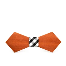 Новая мода ручной работы Вишневое дерево вырезанные из дерева Свадебный Мужской галстук-бабочка одежда аксессуары мужские деловые официальные