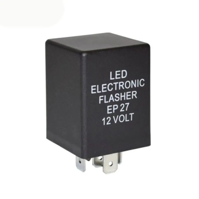 

5-Pin EP27 FL27 LED Flasher Relay Decoder 12V Fix Turn Signal Hyper Flash light
