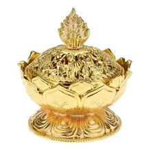 Lotus Smoke курильница конусная аромогорелка опорная плита разъединитель курильница-золото