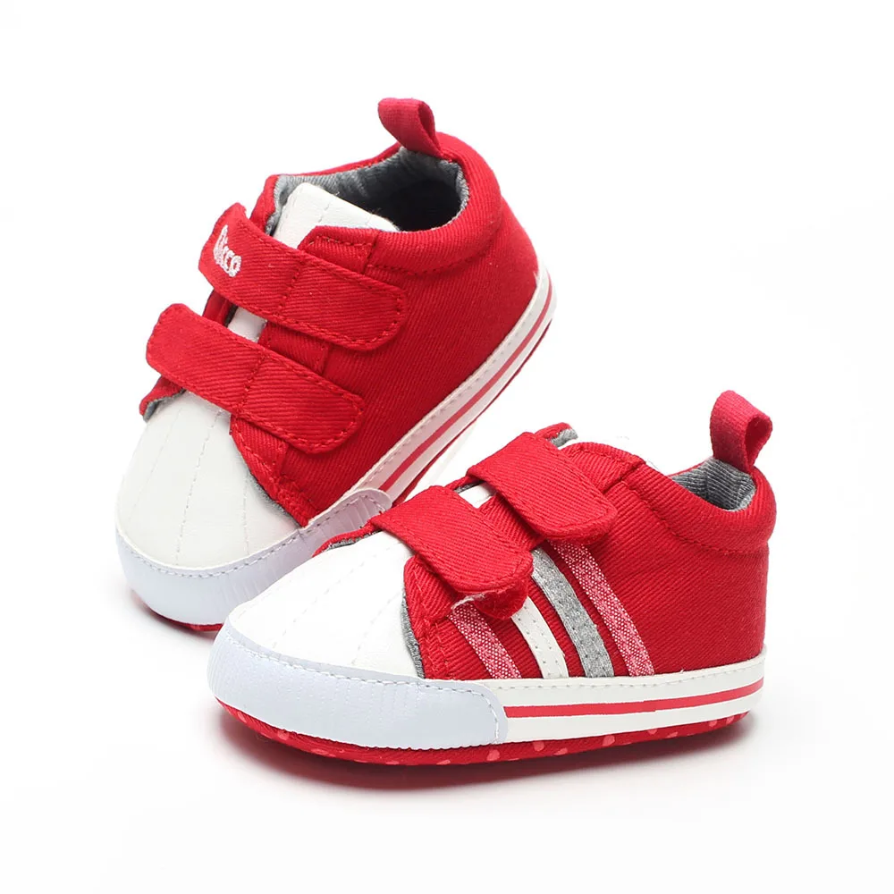 Baby Boy Red Color Sneakers Cute Infant Toddler First Walkers Baby Girl