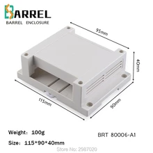 115*90*40 мм ABS пластик стандартный корпус для рейки-din diy Распределительная коробка промышленной печатной платы управления переключатель выход распределительный шкаф