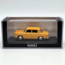 NOREV 1:43 Renault 8 желтая модель DIECASET Ограниченная серия Коллекция игрушек автомобиль