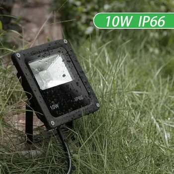 

New 16 Color Changing LED Floodlight RGB 10W Outdoor 24 Key Remote Control Waterproof IP66 Spot Lights Garden Mood Lights