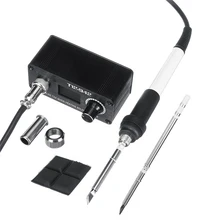 T12-942 мини OLED цифровая паяльная станция T12-907 ручкой с T12-K железными наконечниками сварочный инструмент Новинка