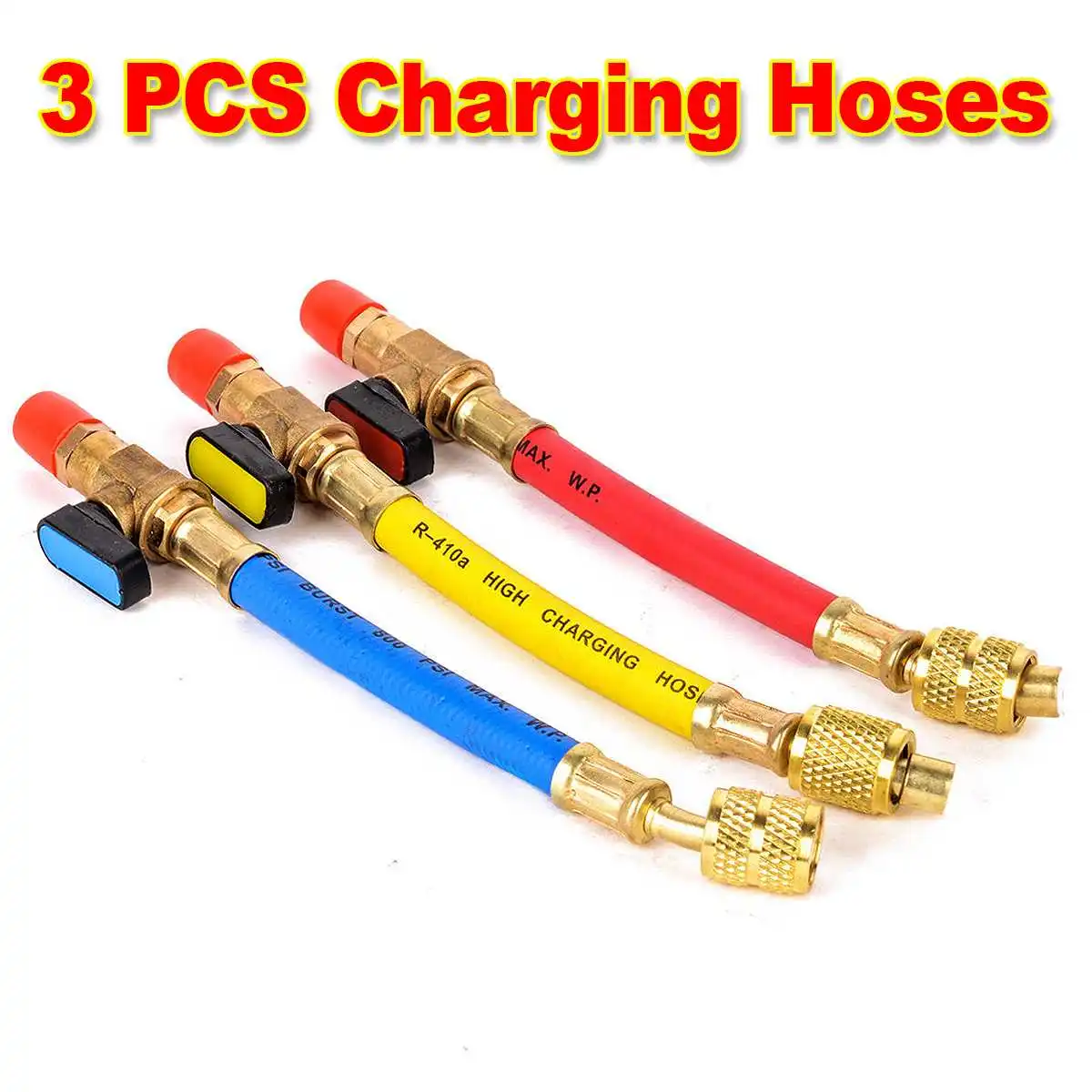 

R134A R410A R12 R22 800 PSI Manifold Gauge Set A/C Refrigeration Charging Hoses Set Air Conditioning Pressure Gauges Accessories