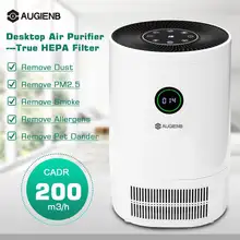AUGIENB, новинка, очиститель воздуха, ионизатор с HEPA фильтром, удаляет запах, курильщик, пыль, мойка воздуха для дома, комнаты, воздухоочиститель, фильтр