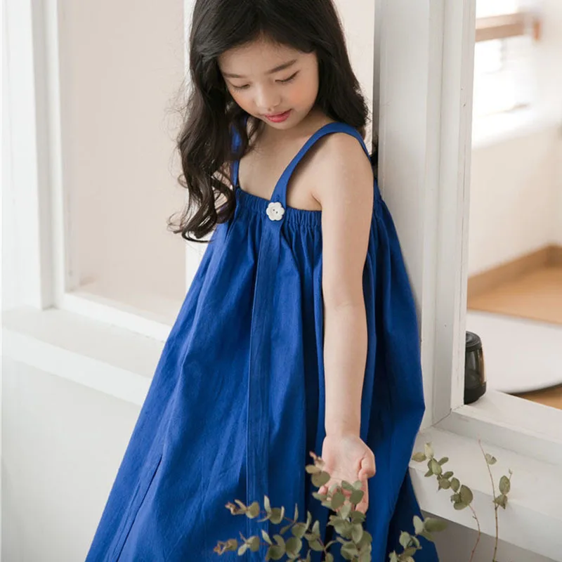 

Sundress Toddler Girls Maxi Dress Long Children Clothing Summer 2019 New Princess Teenage Kids Girls Dress Beach A Line Clothes