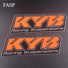 FASP 2 peças Emblema Adesivo Decalque Da Motocicleta Para suspensão KYB