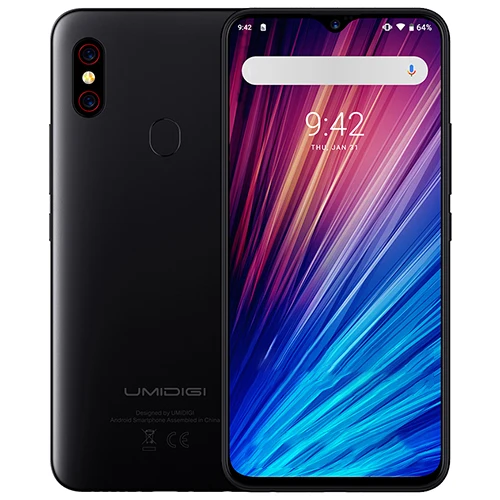 UMIDIGI F1 Play 6 3 дюйма Android 9 0 4G смартфон Helio P60 Восьмиядерный 2 ГГц Гб RAM 64 ROM датчик