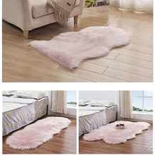 Супер мягкая шелковая шерсть моющийся овчина Пушистый Ковер искусственный коврик для спальни искусственная шерсть теплый Пушистый Ковер сиденье текстиль меховой коврик
