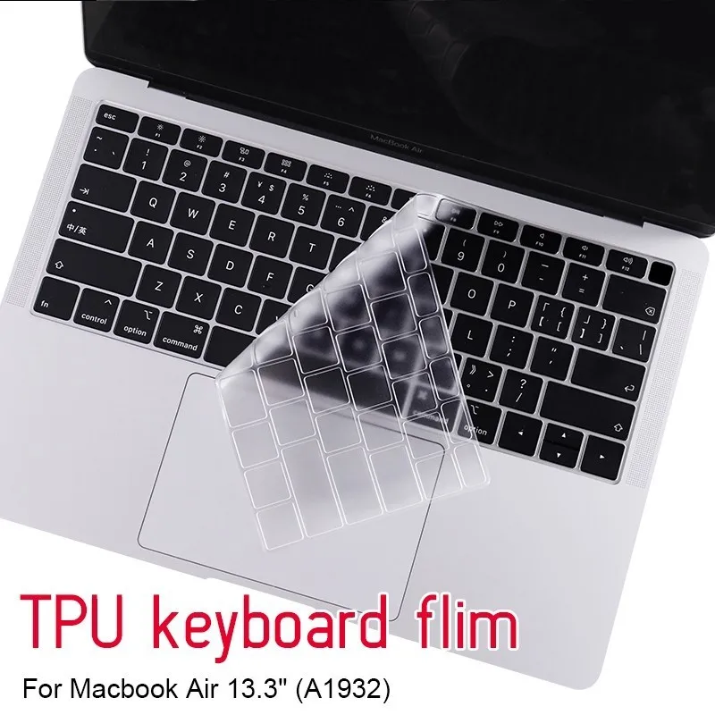 TPU невидимая Защитная крышка для клавиатуры macbook Air 13 3 &quotA1932 специальная
