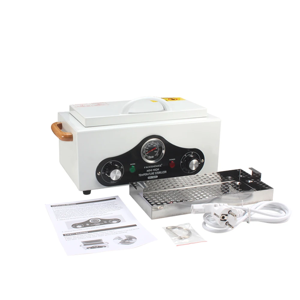  220V-240V High Temperature Electric Manicure Nail Tool Sterilizer Box Disinfection Cabinet Portable