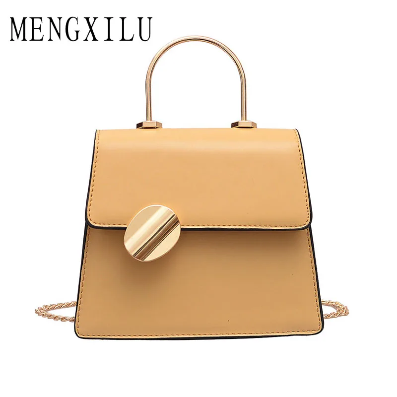 

New Hot Sale Female PU Leather Flap Bags for Women 2019 Ladies Small Lock Chain Mini Crossbody Shoulder Bags Hand Bag Sac A Main