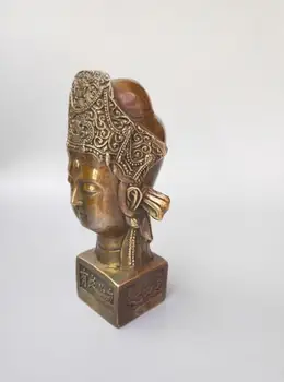 

Chinese pure brass guanyin bodhisattva seal statue