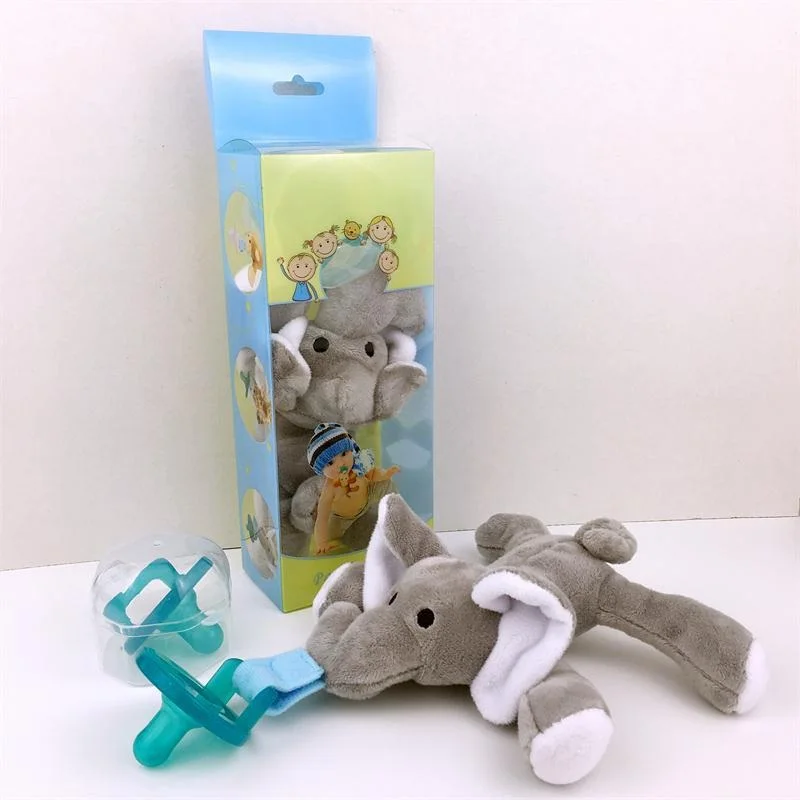 Baby Accessories Cute Toys Newborn Baby Kids Toy Dummy Nipple Pacifier Silicone Animal Plush Giraffe Pacifier with plush toy