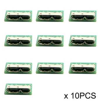 

Jimier 10pcs Micro USB 3.0 10pin Female Socket Receptacle Board Mount SMT Type with PCB for DIY Cable