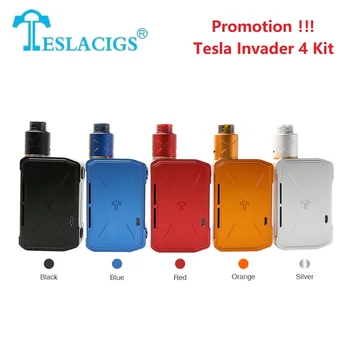 

Promotion Sale Tesla Invader 4 Kit with Dual Coil Building RDA & 5 Levels Variable Voltage Vape kit vs Drag 2/ Tesla punk/ Luxe
