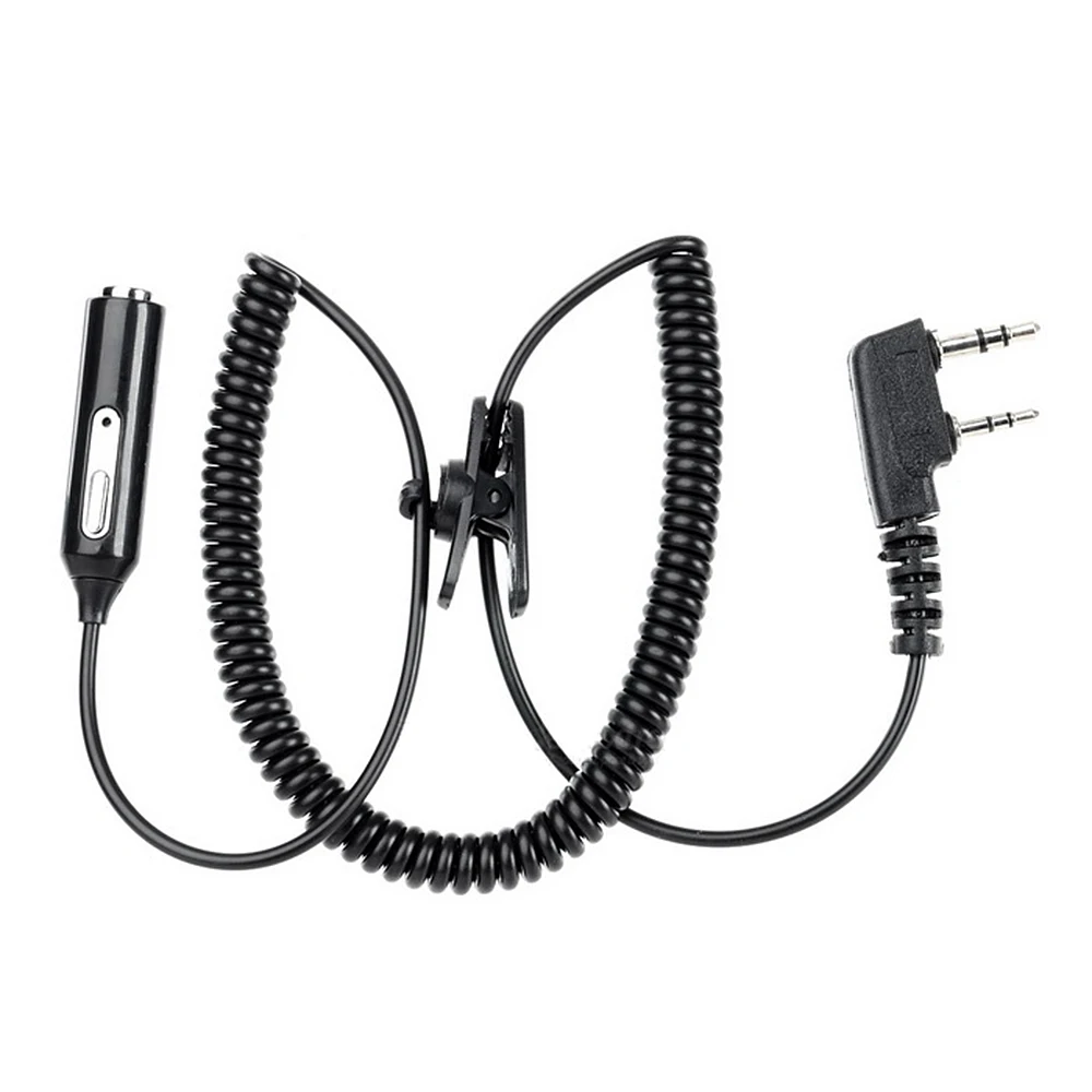 Mesuvida 3.5mm Female To K Type Headphone Adapter Cable For Kenwood BaoFeng Walkie Talkie
