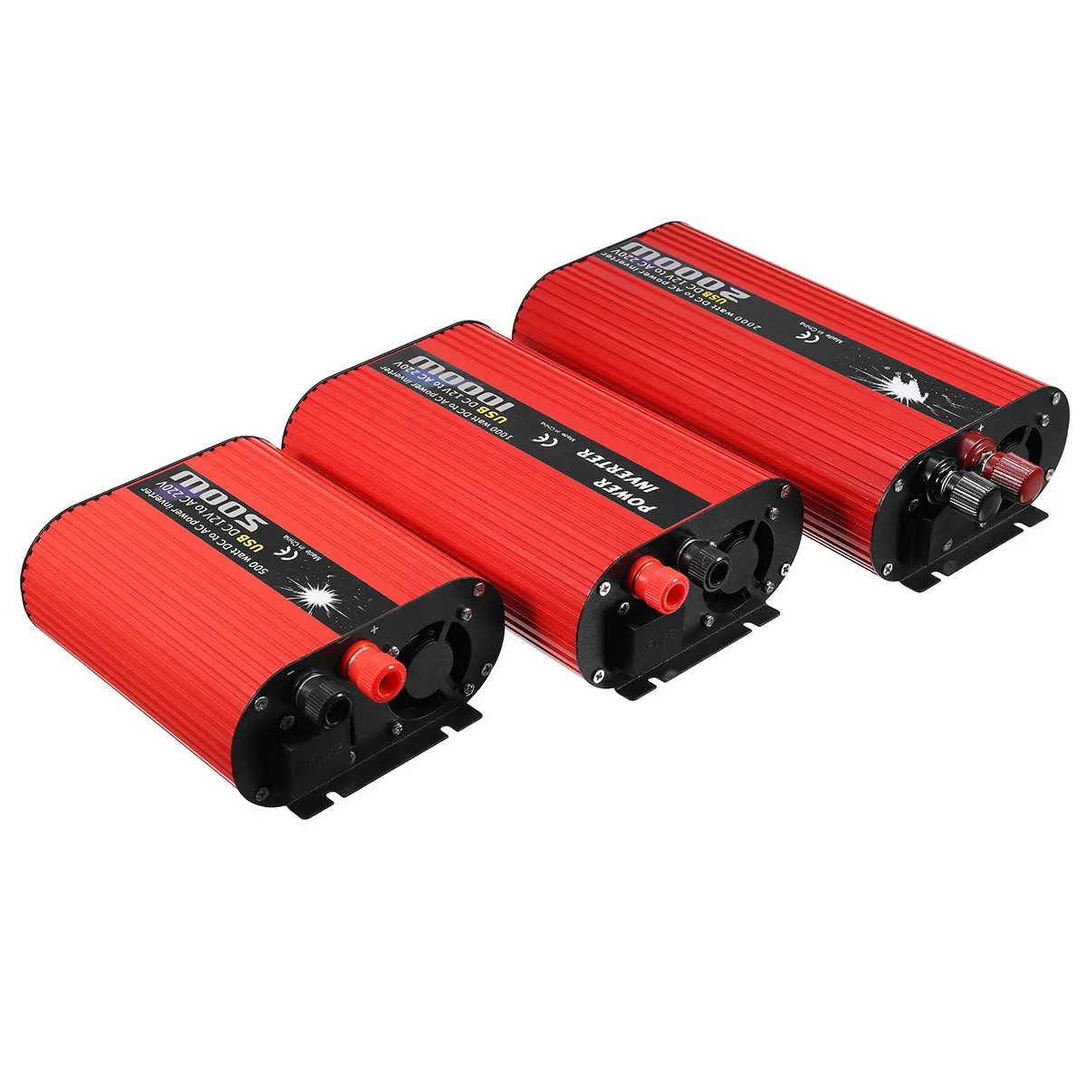 

KROAK 500W-2000W Car Power Inverters Voltage Transformer 12V 220V Charger Cigarette Lighter Plug Power Converter Solar Ada