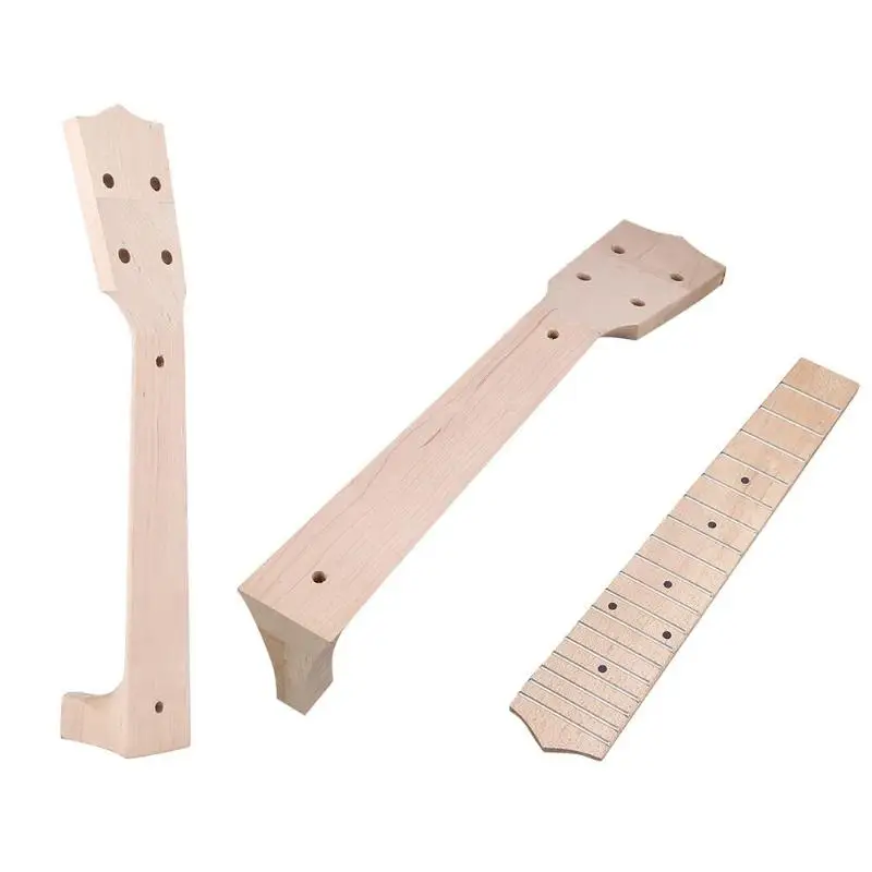 

Maple Square Head Cigar Box Guitar Neck Fretboard Fingerboard for Ukulele