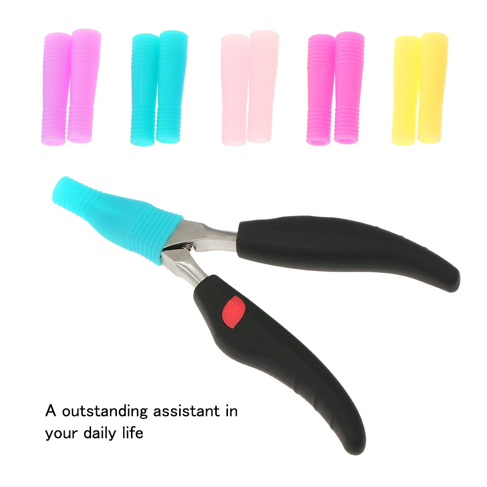 

2pcs/lot Nipper Cover Protective Sleeve for Nail Cuticle Scissors Manicure Pedicure Tools Kit Dead Skin Scissor Cap
